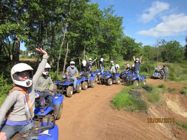  Es lebe das Quad mit dem Parc des Bouscaillous